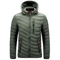 Chaqueta impermeable para hombre, parka gruesa con capucha, informal, ajustada, a la moda, novedad de otoño, invierno, 2023 - details 6