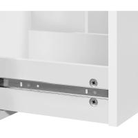 Cajonera de Escritorio Móvil con 2 Cajones Organizador de Archivos A4 Seguro y Llave - details 16