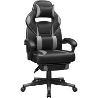 Gaming Ergonómica, con Reposapiés Telescópico, Respaldo Ajustable, Reposacabezas y Soporte Lumbar, - details 0
