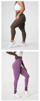 Mallas sin costuras para mujer, pantalones de Yoga de cintura alta, ropa de gimnasio, Leggings de licra, trajes de entrenamiento suaves, sólido, nuevo - details 10