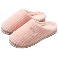 Zapatillas de casa para hombre y mujer, chanclas informales de suela gruesa suave, pantuflas cálidas de felpa, zapatos antideslizantes para dormitorio, invierno, novedad - details 15