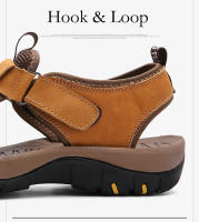 Novedad de verano, sandalias para hombre, sandalias romanas clásicas de cuero, zapatos de playa para exteriores, sandalias informales para senderismo acuático para hombre - details 8