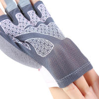 Guantes de Ciclismo de medio dedo acolchados, ligeros, transpirables, antideslizantes, amortiguadores, 1 par - details 8