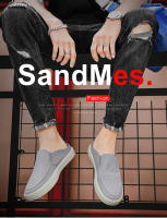 Sandalias para hombre al aire libre Media zapatilla Zapatos casuales de verano Lona Zapato para caminar ligero de fondo suave - details 1