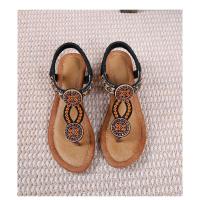 Sandalia de Cuña Mujer 2025 Boho Chic con Cristales - Plataforma Cómoda para Playa, Fiesta y Diario, Zapatos de Verano Elegantes Moda Primavera-Verano - details 35