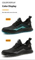 Novedad de verano, zapatos de seguridad con aislamiento transpirable, antigolpes, antiperforación, zapatos de trabajo resistentes al desgaste - details 0
