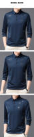 Camiseta de Hombre CASUMANL Estampado Sólido para Primavera y Otoño Cuello Doblado Casual - details 7