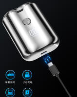 Nueva maquinilla de afeitar eléctrica portátil Mini lavado de doble cabeza recargable para hombres - details 17