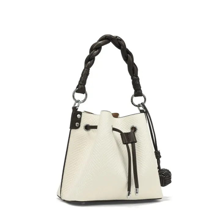 Nuevo bolso de moda para las axilas con cubo de color en contraste, versión coreana informal, bolso de mensajero de hombro, bolso universal para mujer - 1
