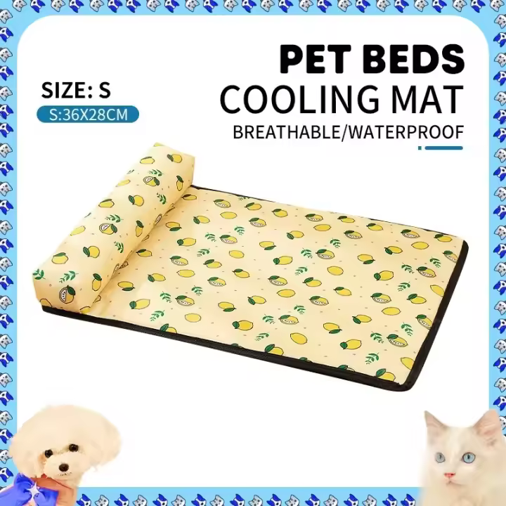 Cama de refrigeración para perros y gatos, alfombrilla antideslizante a prueba de humedad para dormir, sofá para perros pequeños y medianos - 1