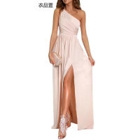 Vestido largo elegante para mujer en fiestas, noche, boda, graduación, sin mangas, sin espalda, vestido sexy de longitud máxima - details 1