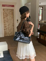 Bandolera de pecho y hombro para mujer Bolsa de Hombro para Mujer de Diseño Coreano Bolsa de Gran Capacidad para Otoño e Invierno El regalo de Navidad - details 4