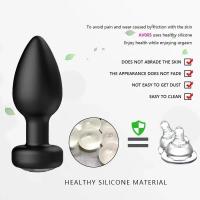 Dispositivo y coqueteo de doble propósito para adultos, tapón anal de silicona para masturbación con vibración y control remoto inalámbrico - details 2