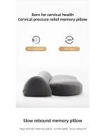 Almohada Cervical de espuma viscoelástica para dormir de lado, cojín ortopédico ergonómico para el contorno - details 7