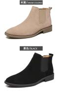 Roma 2024 nuevo cuero genuino con corte alto y botines de diseño de moda para zapatos de vestir de piel de vaca para hombres - details 9