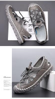 Nuevas Sandalias de Cuero Transpirable para Hombres Estilo Casual de Verano Versátil con Diseño de Hueco - details 15
