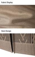 Chaqueta gruesa para hombre, cárdigan de punto con cuello levantado, cálido, para otoño e invierno - details 30