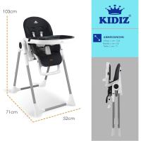 barra de juegos, tumbona para bebés, silla alta combinada para bebés, 7 respaldos ajustables en altura, crecimiento de 0 meses a 6 años, silla para bebés, gris oscuro - details 21