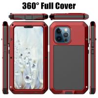 IAOOPOO Caja de Aluminio de Protección Pesada para iPhone Anti-caída de Pantalla de Vidrio - details 5