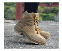 Botas de combate militares tácticas de alta calidad para hombre, zapatos de trabajo de cuero genuino del Ejército de EE. UU., caza, senderismo, Camping y montañismo - details 17