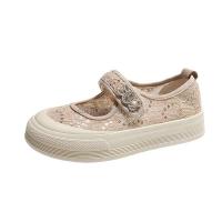 Nueva moda, cinta de moda, encaje antideslizante, zapatos deportivos informales planos únicos de verano para mujer, marca de zapatos ligera y barata - details 1