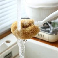 Cepillo de Limpieza de Ollas de Coco Palma de Seda Herramienta de Limpieza Doméstica Duradera para Descontaminación - details 2
