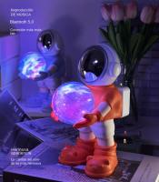 Luna Astronauta Light 6 Colores - Altavoz Bluetooth, Luz Nocturna, Regalos Creativos para Niños y Decoración de Fiestas Espacial - details 3