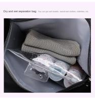 Bolsa de Yoga plegable de gran capacidad, bolso de hombro portátil deportivo de separación seca y húmeda - details 9