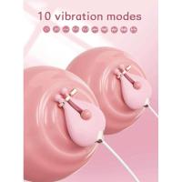 Embalaje privado SEX Abrazaderas vibratorias para adultos, 10 vibraciones potentes, juguetes para parejas, placer sexual, estimulación de pezones - details 1