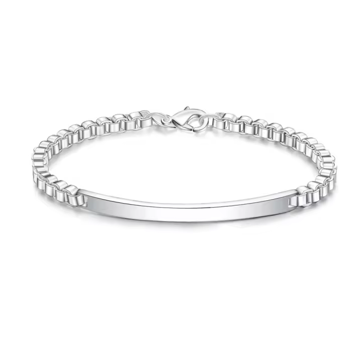Andara-pulsera de Plata de Lei para hombre, brazalete lateral, - 1