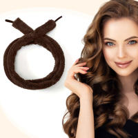 Rizador de calentamiento libre DIY de onda suave natural perezoso satinado, antes de dormir durante la noche, adecuado para todo tipo de cabello - marrón - details 1