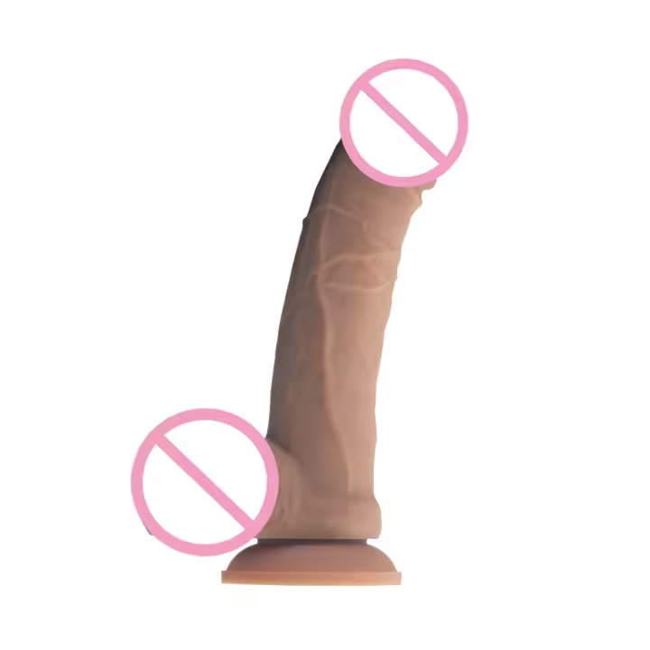 Leten Pene Realista Gran Pene Suave de Silicona Artificial con Ventosa - 1