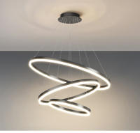 LEFANGXING Luces Colgantes LED Lámpara de Estair de Albúmino para Sala de Estar - details 12