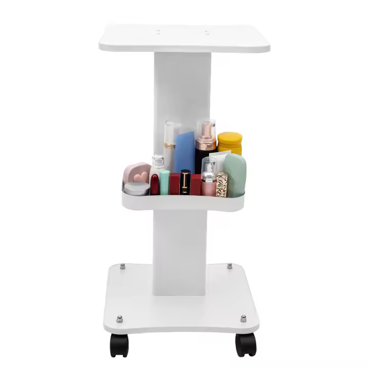 Salón de carritos rodantes, equipo de almacenamiento de belleza, estante de almacenamiento mecánico - 1