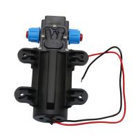 Bomba de agua eléctrica con interruptor automático, dispositivo de enfriamiento de diafragma de alta presión en miniatura negra, arandela de pulverización de doble rosca, 12V, 5l - details 5