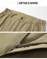 Pantalones de Senderismo Tácticos Ligeros para el Verano Pantalones Casuales de Moda para Hombres con Múltiples Bolsillos y Rápido Secado - details 23