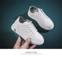 Zapatos Blancos Casuales para Niños y Estudiantes Nuevos Four Seasons de Cuero Malla Suela Suave - details 4