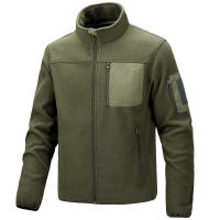 Chaqueta de hombre con cuello polar, abrigo casual con múltiples bolsillos, chaquetas cómodas y elegantes - details 1