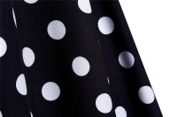 Vestido de fiesta elegante con lunares y mangas de mariposa para mujer, estilo veraniego. - details 27