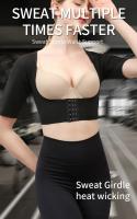 Camiseta sin mangas de manga corta para mujer, moldeador de parte superior del brazo, postquirúrgico, mangas de compresión más delgadas, Corrector de postura, Tops, ropa moldeadora - details 0