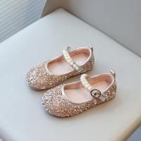 Zapatos de cuero con diamantes de imitación brillantes para niñas, zapatos de cristal para niñas, zapatos planos de vestir para niñas, fiesta de boda, perlas, abalorios ostentosos - details 11