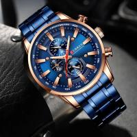 Reloj de Negocios Impermeable de Cuarzo CURREN 8351 Correa de Acero Inoxidable - details 20