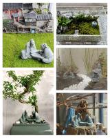 Estatuilla de piedras de arena de ajedrez en miniatura, adorno de Acuario, jardín de hadas, bonsái, Rockery, paisaje nórdico, decoración de habitación - details 0