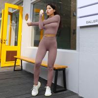 Conjunto deportivo de dos piezas de manga larga, nuevo traje informal de moda para mujer - details 78