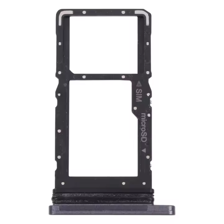 Para Samsung Galaxy Tab A7 10.4 (2020) Bandeja de tarjeta SIM SM-T505 + Bandeja de tarjeta Micro SD (Negro) - 1