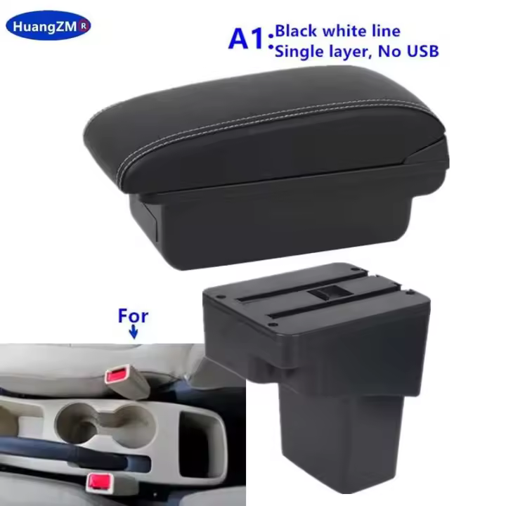 Reposabrazos adecuados para detalles modernos Iluminación del reposabrazos RB Sol Verna CA Actualización de piezas automotrices 2011-2016 - 1