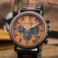 Reloj de Madera para Hombre DODO DEER – Reloj de Cuarzo Multifuncional Personalizado, Estilo Clásico y Elegante - details 5