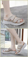 Verano nuevas sandalias estilo deportivo ligero para mujer cómoda banda de goma de gran tamaño zapatillas de suela gruesa - details 8