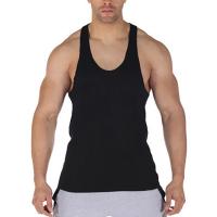Men's Summer Gym Stringer Cotton Y Back Sleeveless Shirt Men Bodybuilding Tank Tops Workout Singlets Sport Vest Fitness Clothing - details 3