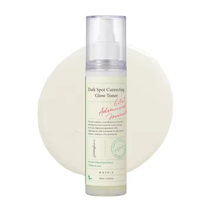 AXIS-Y The Mini Glow Trio Corrector de manchas oscuras Tamaño de viaje Set de regalo Tónico 0.41 Oz de suero, Crema 0.169 fl. oz. - Coreano vegano - 1